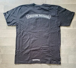 Chrome Hearts Scroll Logo Pocket TEE Black Size XL NEW 100% Authentic 🚚✅ - Picture 1 of 7
