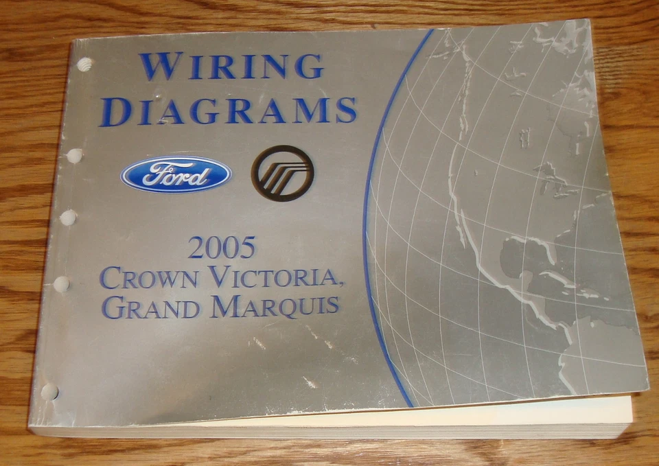 Ford Crown Victoria Mercury Grand Marquis 2005 original diagramas de cableado manual Foto 1 de 1