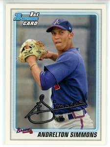 2010 Bowman Draft Picks & Prospects #BDPP23 Andrelton Simmons (Braves) - Picture 1 of 1