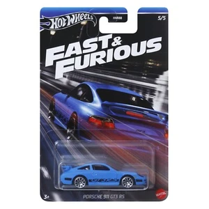 Porsche 911 GT3 RS 997 Blue Hot Wheels Fast & Furious 2024 HRW55 1:64 Scale - Picture 1 of 5