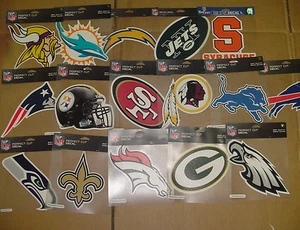 Pick your Team CAR WINDOW Color DECAL 8X8 Wincraft Auto House NFL Logo DIE CUT - Picture 1 of 49