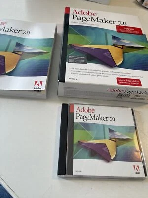 NEW Adobe PageMaker 7.0 for Windows Upgrade Version - Image 1 of 4