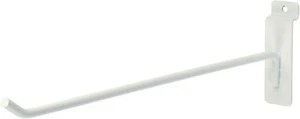 Lote de 50 ganchos de clavija de pared de listones blancos de 12" pantalla minorista de pared de 6 mm de diámetro - Imagen 1 de 11