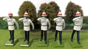 (5) 1986 UK BRITIANS BAHAMAS POLICE BUGLER BUGLE MARCHING BAND TOY SOLDIERS RARE - Picture 1 of 4