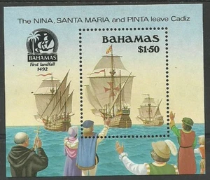 Bahamas 1990 mint block MNH (**) ships - Picture 1 of 1