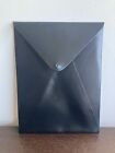 Black Leather Envelope ( New ) 