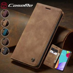 For Samsung Galaxy S10e/S9/S8+/S7 Edge Leather Wallet Case Magnetic Flip Cover - Picture 1 of 25