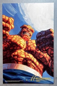 1994 FLEER / MARVEL MASTERPRINTS THE THING (NM) HILDERBRANDT BROS. PAINTED ART* - Picture 1 of 2