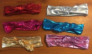 Envoltura de cinta para el cabello de nudo desordenado metálico (paquete de 6) - Imagen 1 de 1
