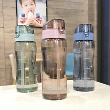 580ML Sports Water Bottle with Straw Gym Outdoor Bottle Drink Mugs Kids Portable