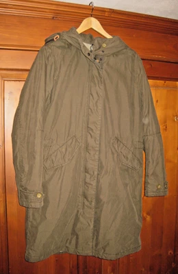 Camel Active Parka Mantel Jacke Damen 40 42 M L Organic Kapuze NP 299€ khaki - Bild 1 von 4