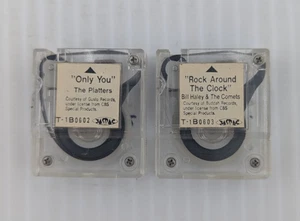 Vintage Lot 2 Wurlitzer Jukebox  Mini Cassette Tape Bandai 1986 Untested - Bild 1 von 7