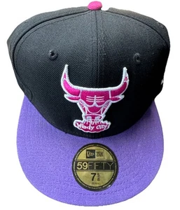 Chicago Bulls Windy City Hardwood Classics New Era 59Fifty Hat Sz 7 3/8 See Desc - Picture 1 of 9