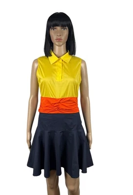 Mini Vestido Stella McCartney Plisado Tanque Algodón-Seda Talla 6 Foto 1 de 4