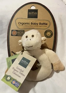 Miyim Monkey Organic Baby Rattle New With Tags!! - Picture 1 of 3