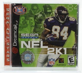 NFL 2K1 (Sega All Stars) Sega Dreamcast - Sealed Y-Folds - 2000