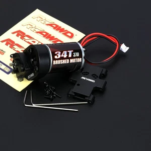 RCAWD Enhanced 370 Motor 34T Gearbox for ROC Hobby 1/18 Toyota Land Cruiser LC80 - Picture 1 of 7