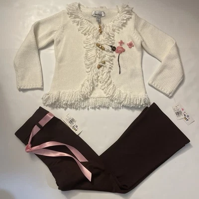Conjunto de suéter y pantalón Amy Byer para niñas nuevo con etiquetas - talla 6-6x Foto 1 de 4