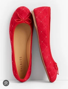 Talbot's Penelope Quilted Ballet Flats - Size 7 - Picture 1 of 9