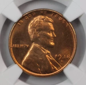 1938-S Lincoln Cent NGC MS67RD - Picture 1 of 4