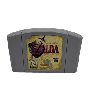 Legend of Zelda Ocarina of Time Nintendo 64 N64 Cartridge Only Tested - Foto 1 di 9