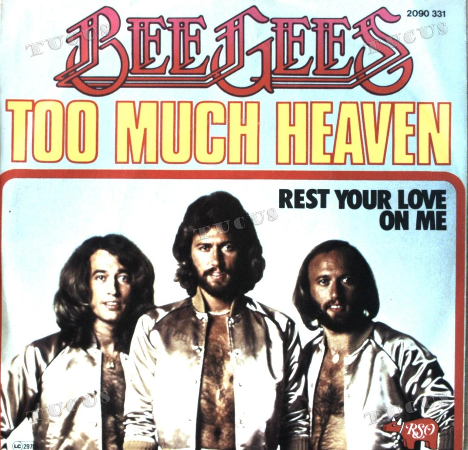 Bee Gees - Too Much Heaven 7in 1978 (VG+/VG+) '* - Image 1 of 1