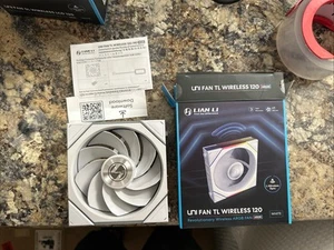 Lian Li UNI FAN TL 120 Wireless 12TL1W1W Single Pack Without Controller White - Afbeelding 1 van 1
