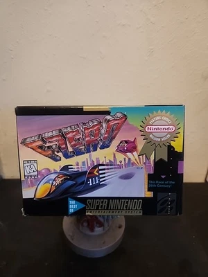 F-Zero (SNES, 1991) – Complete in Box CIB Free Shipping Super Nintendo - Image 1 of 4