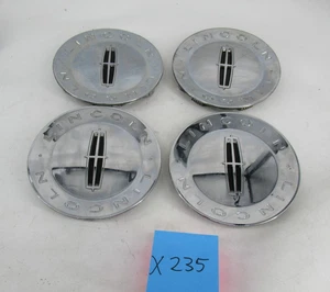 Lincoln Center Caps Hubcaps Navigator Mark LT AL74-1A096 OEM Genuine Chrome 3651 - Picture 1 of 7