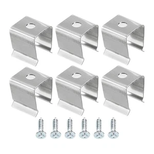 50 Pack Rope Light Mounting Clips for 8mm to 11mm LED Strip Stainless Steel - Picture 1 of 5