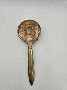 Antike Haarbürste aus Messing & Plexiglas Art Deco - Bild 1 von 9