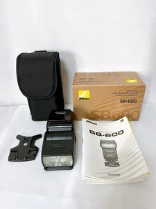 Nikon SB-600 Speedlight Flash w/ Box, Case & Manual - Tested from Japan - Picture 1 of 20