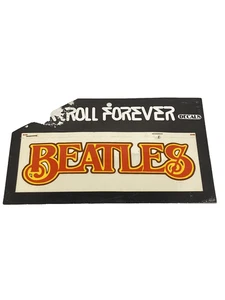 vintage ROCK & ROLL FOREVER decals stickers BEATLES - Bild 1 von 3