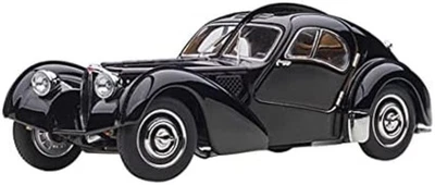 AUTOart 1/43 Bugatti Type 57SC Atlantic 1938 Black/Disc Wheel Finished 50946 F/S - Image 1 of 4