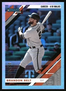 2019 Panini Donruss - Brandon Belt #67 /419 - Picture 1 of 2