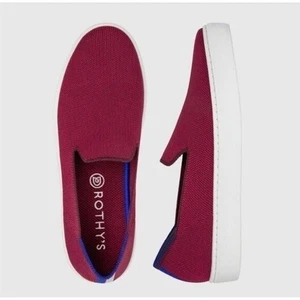 Rothy's The Original Slipper Turnschuhe gestrickt in rotem Granat nicht mehr produziert Größe 7,5 - Bild 1 von 12