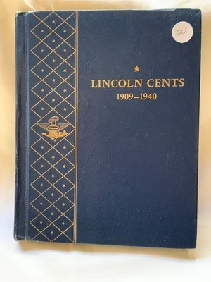 LINCOLN WHEAT CENT SET IN WHITMAN VINTAGE ALBUM 1909-1940-s---76 COINS - Image 1 of 4