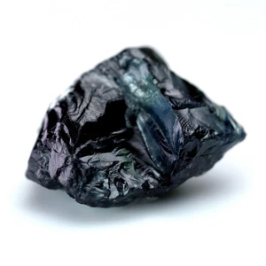 Certified 6.74ct Natural Teal Sapphire Madagascar Rough 13.5x9x7.6 mm - Picture 1 of 11