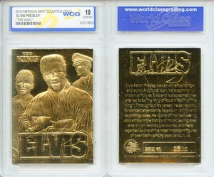 ELVIS PRESLEY ""EL REY, Tarjeta de Oro Genuina de 23 Quilates GEMA - 10 Licencia Completa - Imagen 1 de 1