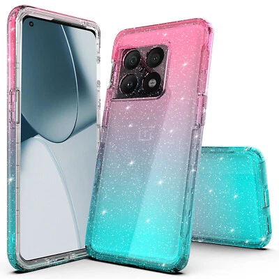 Funda transparente brillante degradada para OnePlus 10 Pro 5G Foto 1 de 4