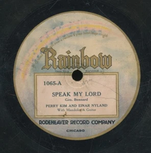 78tk-Hillbilly-Sacred-RAINBOW 1065-Perry Kim & Einar Nyland*(Mandolin & Guitar) - Picture 1 of 2