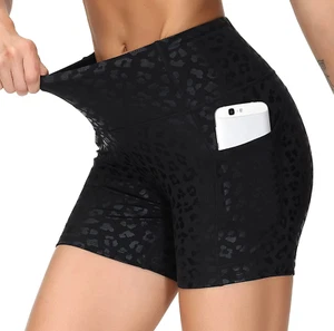 Women'S High Waist Workout Shorts Breathable Dolphin Split Elastic Lounge Yoga S - Picture 1 of 12