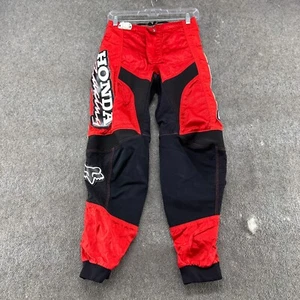 Fox Pants Mens 30 Red Black MX Motocross Honda Racing 360 Dirt Bike Racewear - Picture 1 of 13