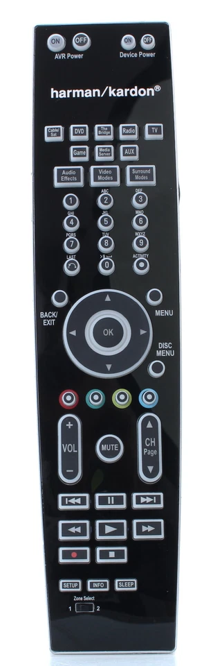 Harman Kardon Télécommande d'origine AVR 360 EU Amplificateur (Réf#B-325) - Photo 1/1
