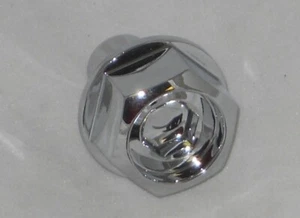 (1) REPLACEMENT CHROME PLASTIC RIVET BOLT FITS EAGLE 027 17" 20" WHEEL RIM - Picture 1 of 5