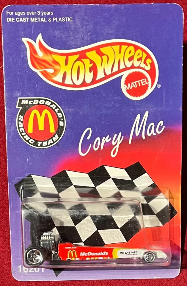 Hot Wheels McDONALD'S RACING TEAM CORY MAC DRAGSTER #16201. ¡VER OFERTAS COMBINADAS! Foto 1 de 1