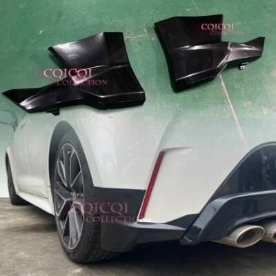Unpainted 2PCS M type rear splitter for Toyota 19~ Corolla hatchback SE XSE ◎ - Image 1 of 4