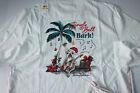 Tommy Bahama T Tee Shirt Lux Jingle Bell Bark Embroidered LS Medium M