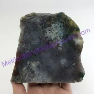MeldedMind grober natürlicher Moosachat 98 mm Fülle metaphysisch 402 - Bild 1 von 9
