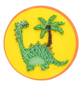 Armaturenbrett Draht Bespannen String Art für Kind Dino 21 CM - Imagen 1 de 1